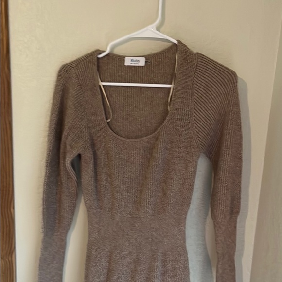 Bluivy Dresses & Skirts - Bluivy Brown Long Sleeve Dress Elegant and Versatile